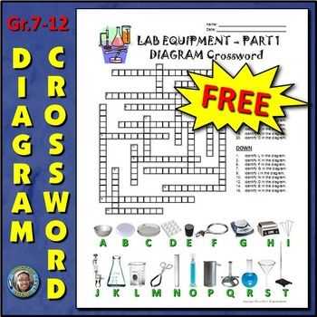 lab equipment part 1 diagram crossword answers