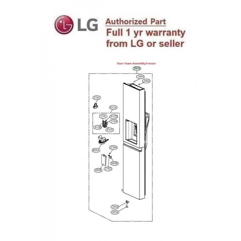 lg lfx31925st parts diagram