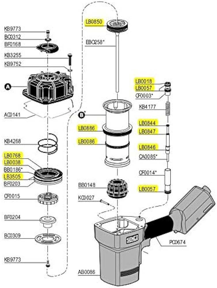 senco nail gun parts diagram