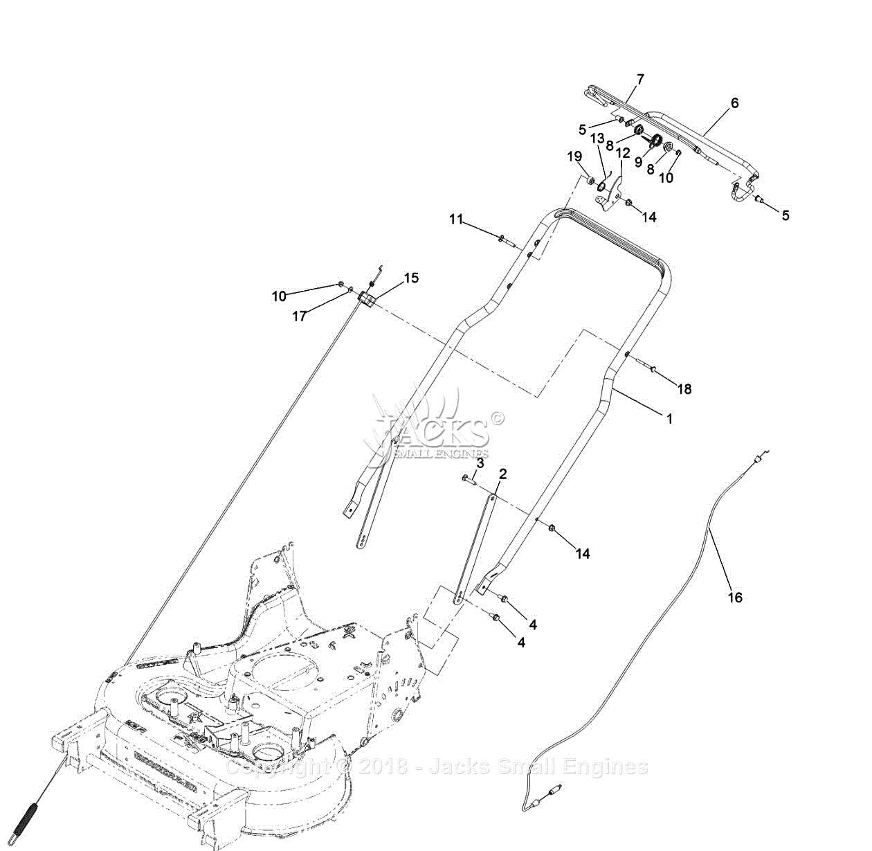 exmark mower parts diagram