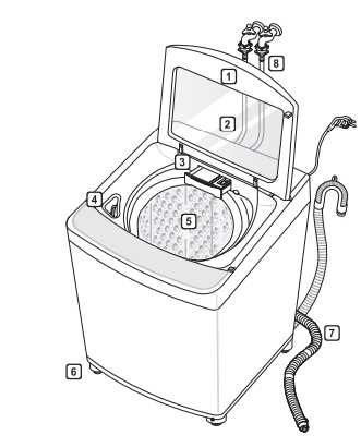 lg top load washer parts diagram