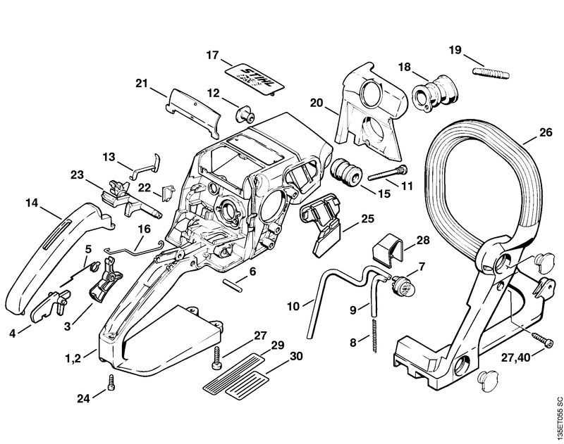 stihl 025 parts diagram