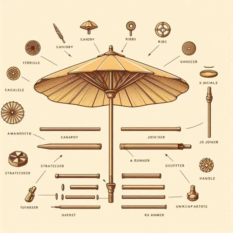 umbrella parts diagram