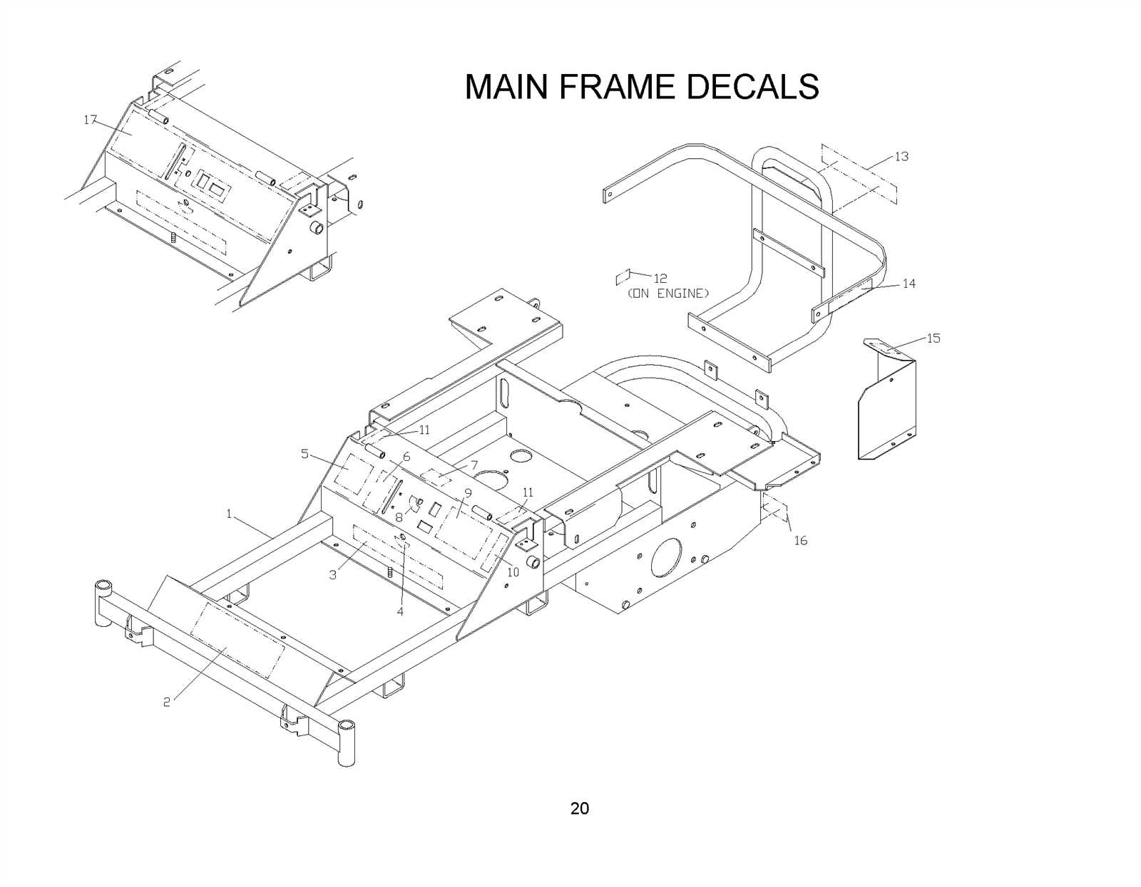 yazoo kees parts diagram