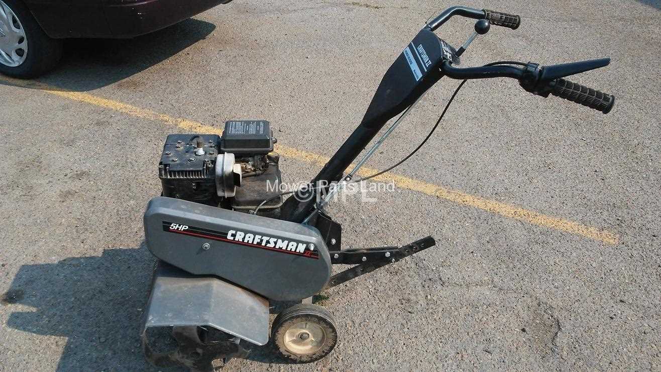 craftsman tiller   model 917 parts diagram