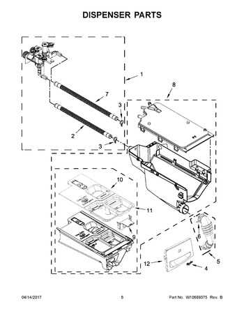 whirlpool washer parts diagram front load