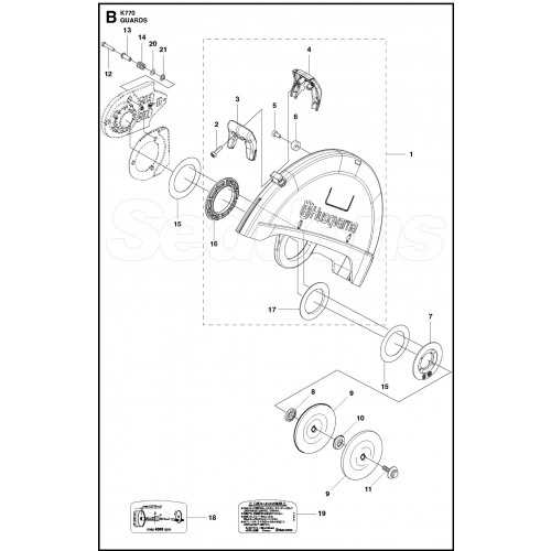 husqvarna k770 parts diagram