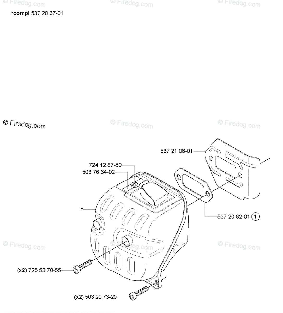 husqvarna 440 chainsaw parts diagram