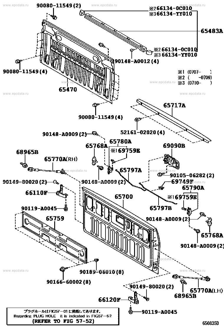 toyota tundra body parts diagram