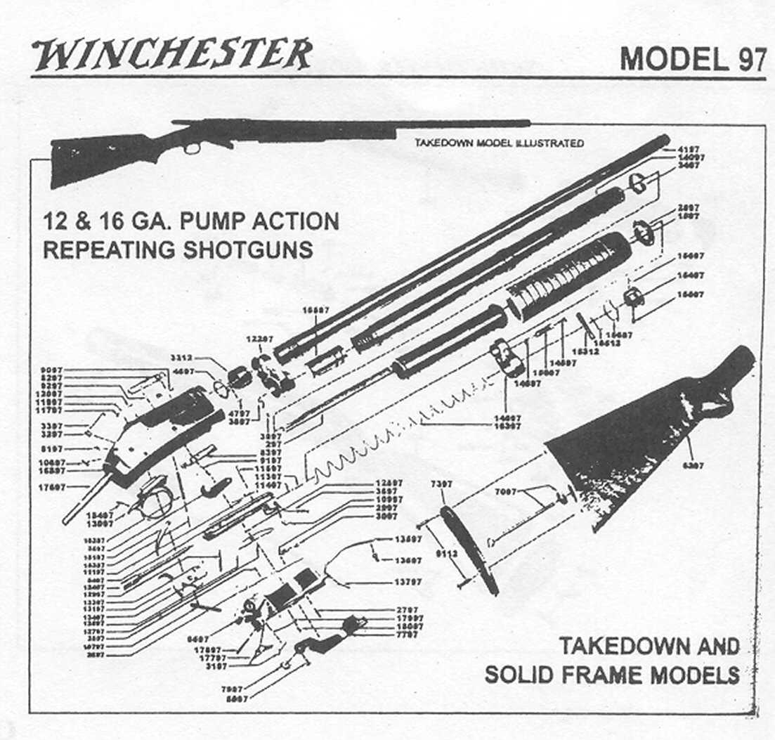 winchester model 1894 parts diagram