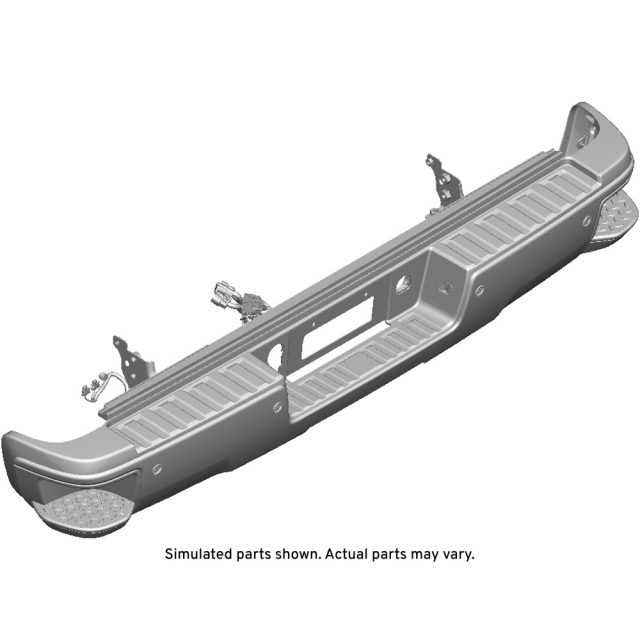 2018 chevy silverado front bumper parts diagram