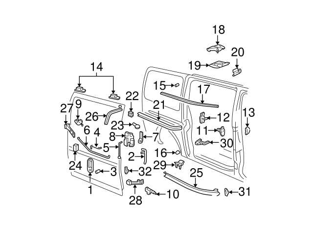 chevy express parts diagram