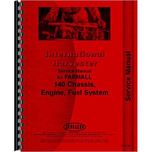 farmall 140 parts diagram