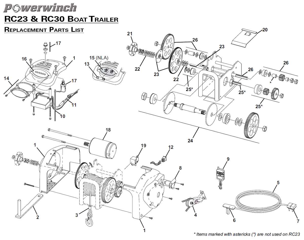 winch parts diagram