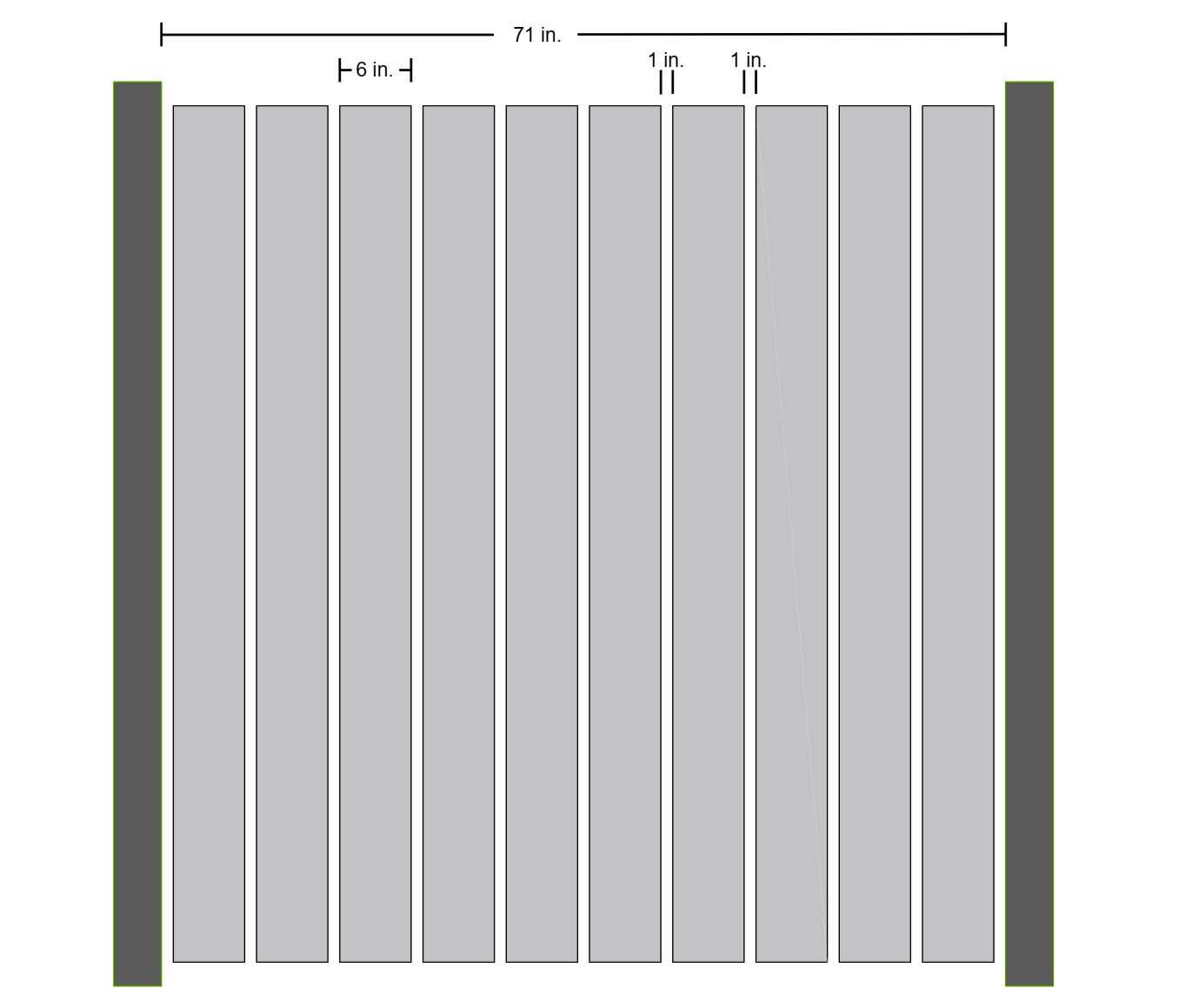 fence parts diagram