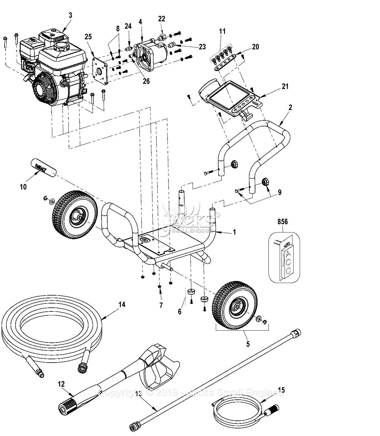 aaa 8.7ga12 pump parts diagram