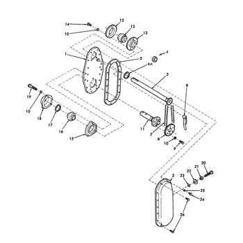 ford 105a tiller parts diagram