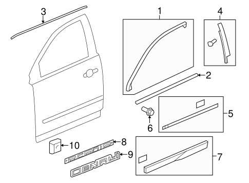 gmc acadia parts diagram