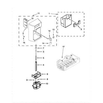 kenmore freezer parts diagram