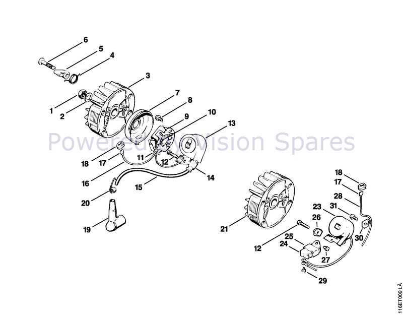 stihl 015 parts diagram