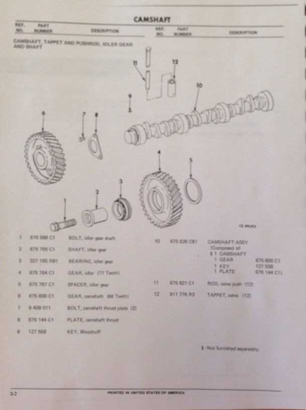 dt466 parts diagram