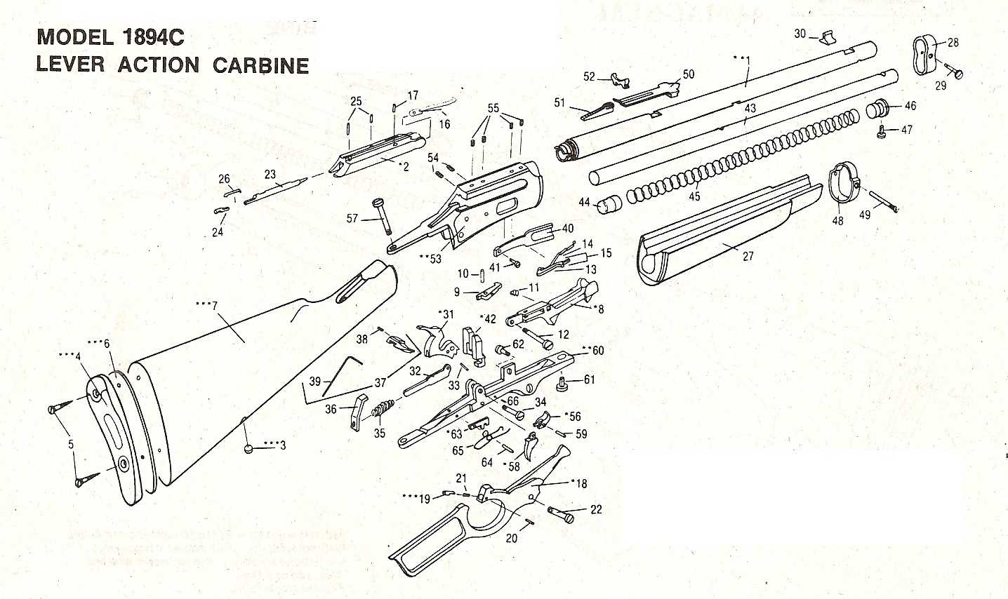 marlin 1895 parts diagram