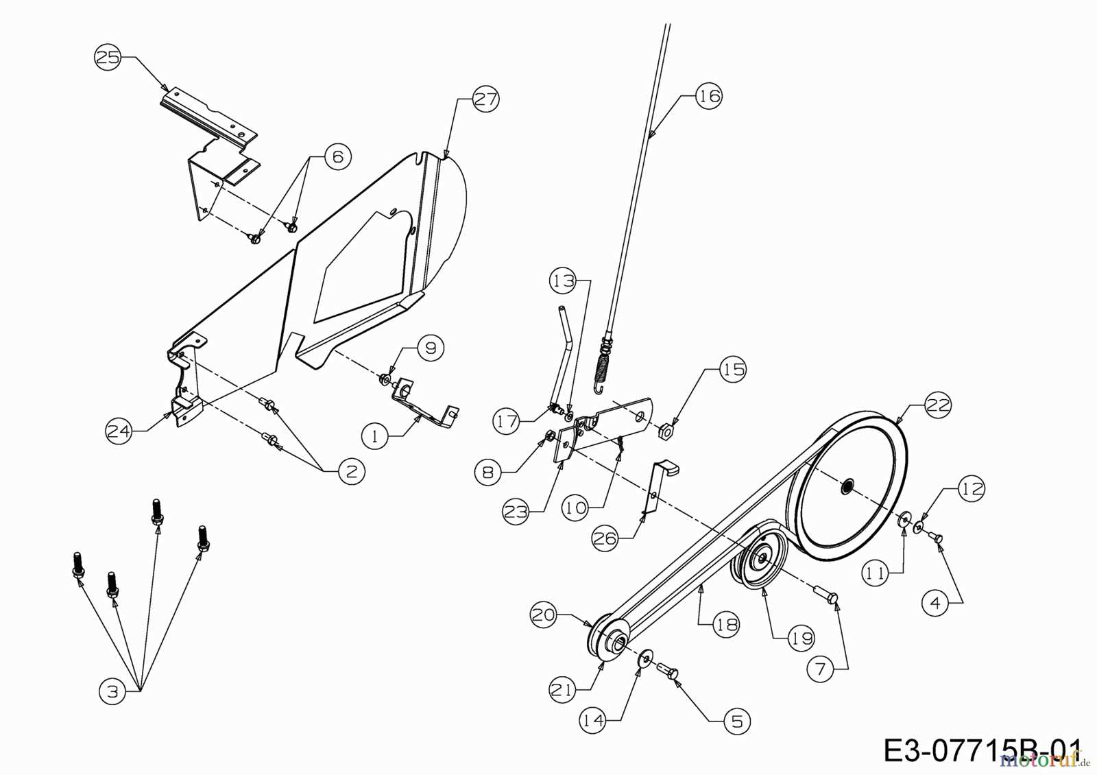 cub cadet rt 65 tiller parts diagram