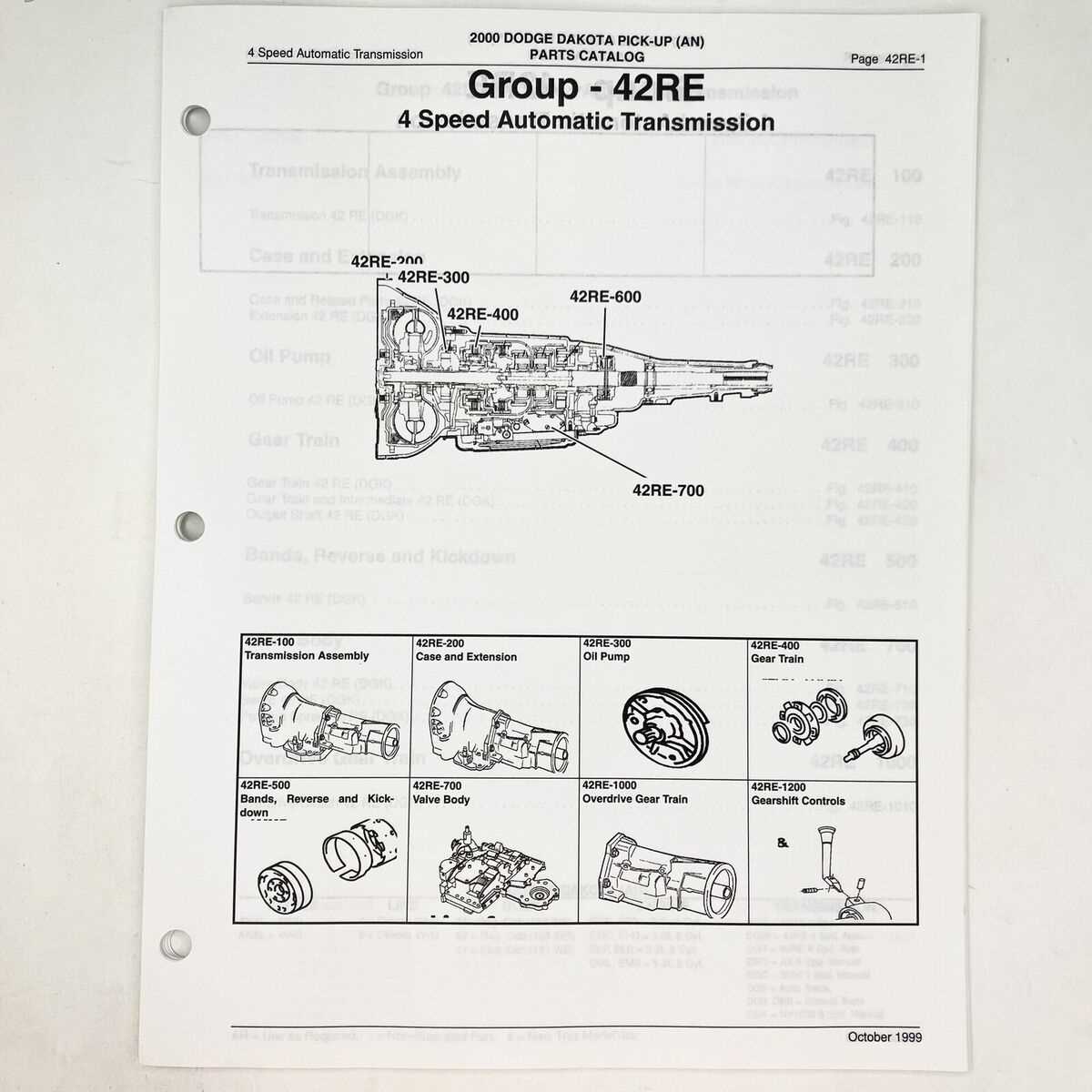 dodge dakota parts diagram