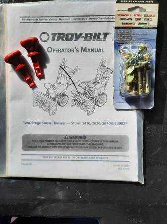 troy bilt storm 2840 parts diagram