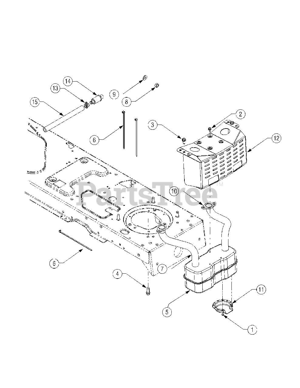 cub cadet slt1554 parts diagram