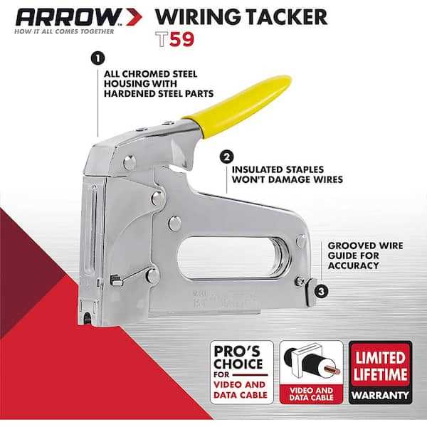 arrow t50 stapler parts diagram