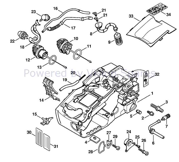 stihl 028 parts diagram