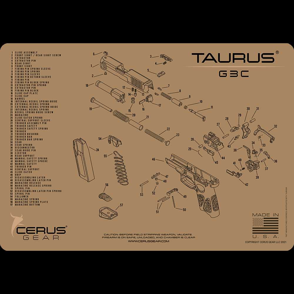 taurus g3c parts diagram