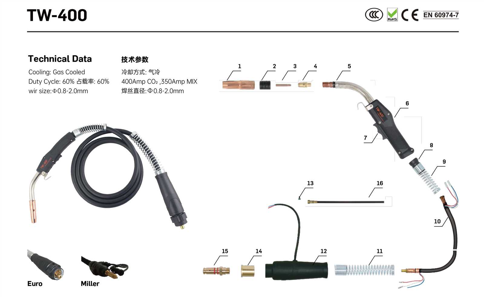 tig torch parts diagram