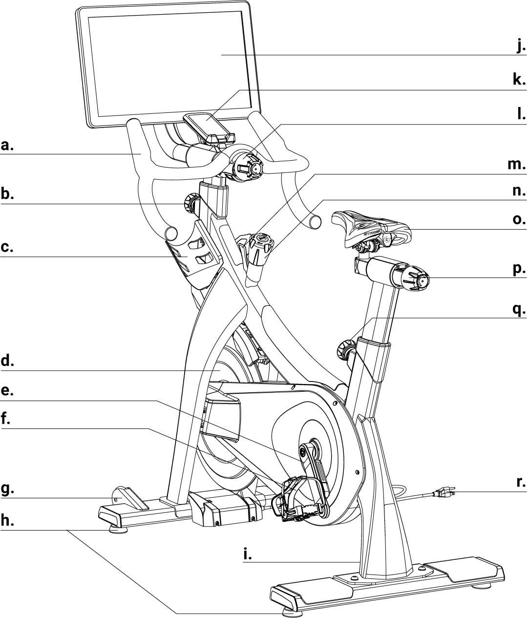 peloton parts diagram