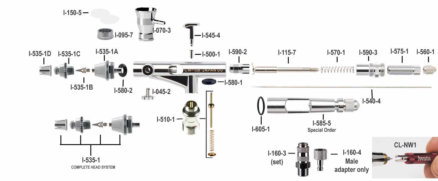 iwata neo parts diagram