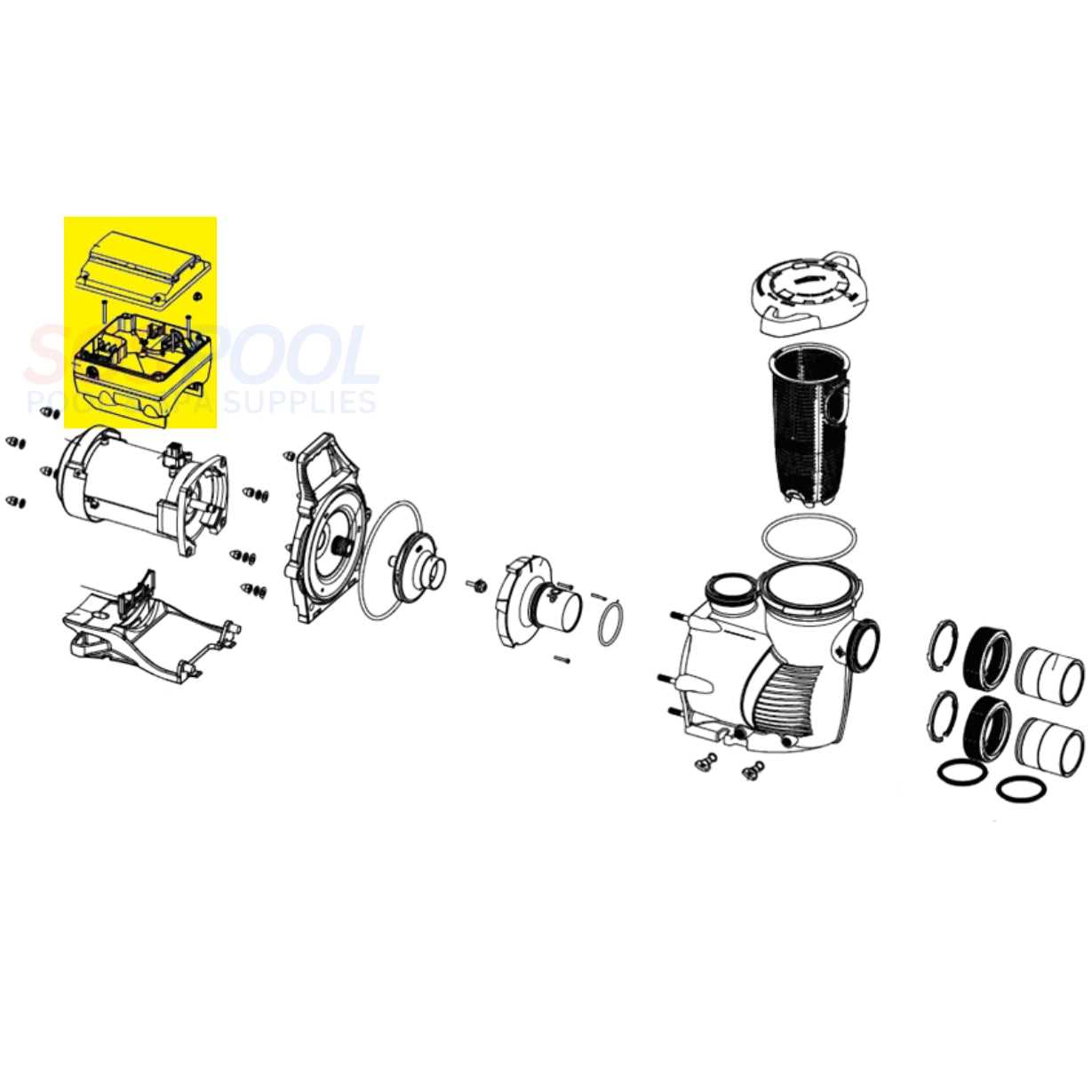 pentair superflo parts diagram