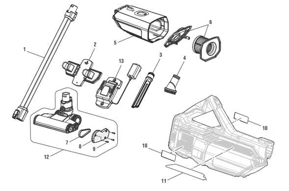 ryobi stick vacuum parts diagram