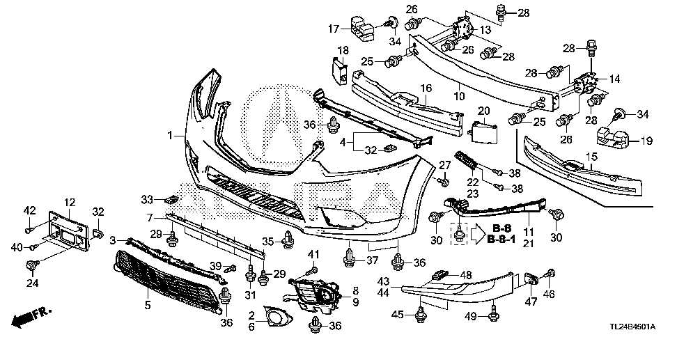 acura tsx parts diagram