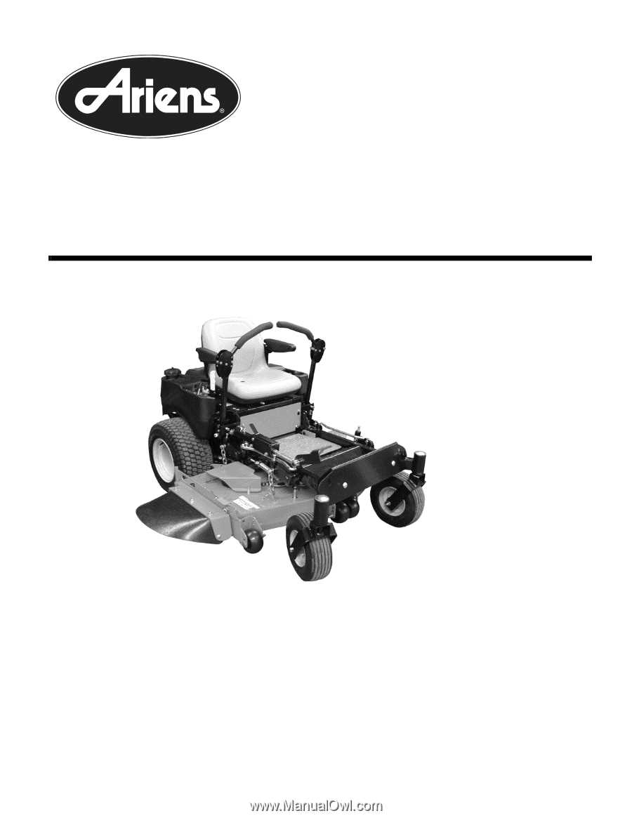 ariens mower parts diagrams