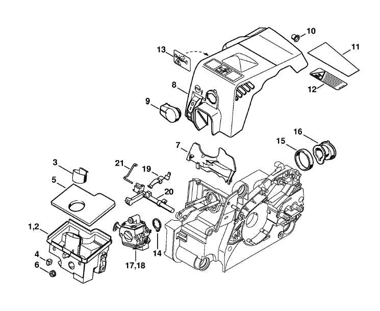 stihl ms170 parts diagram