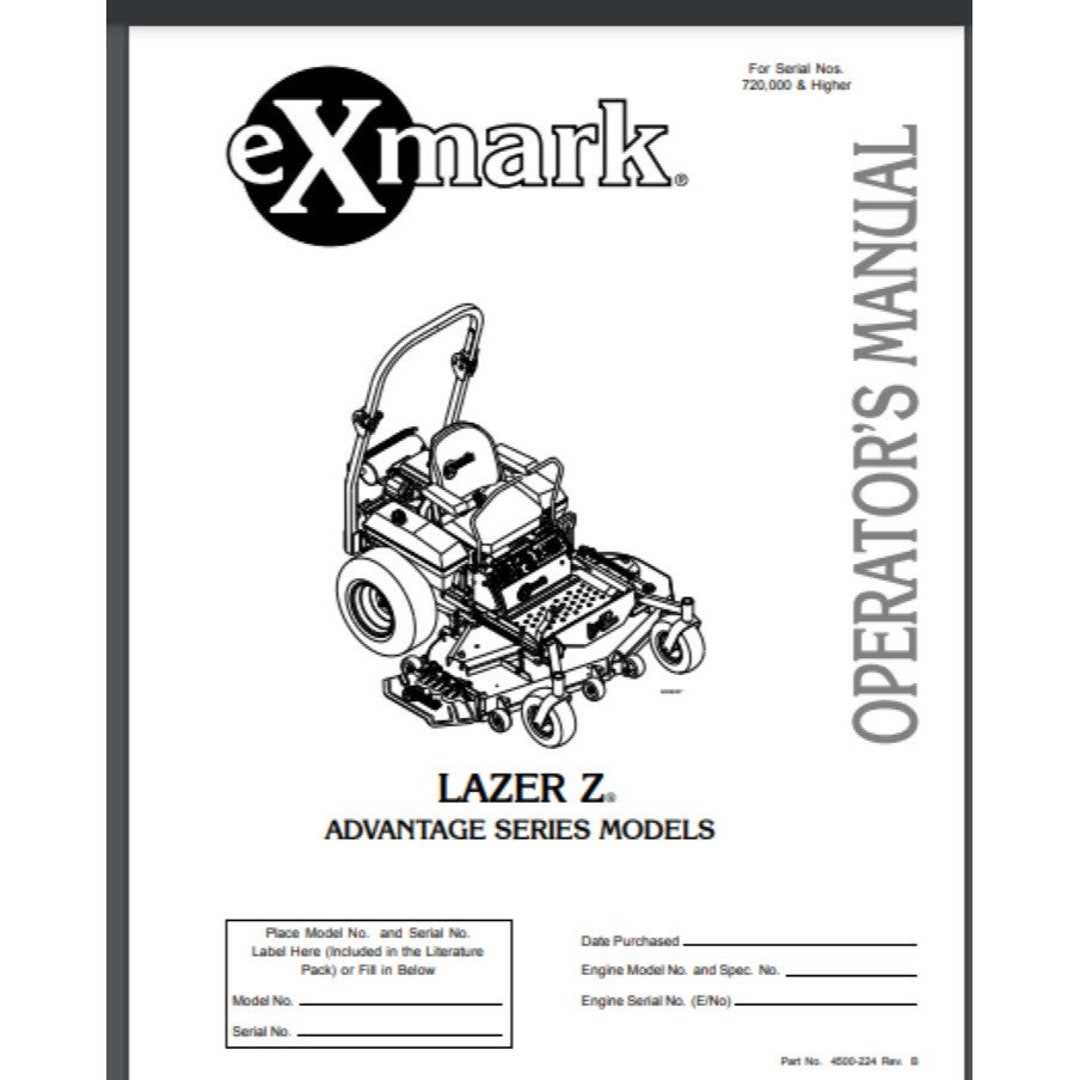 exmark lazer z parts diagram