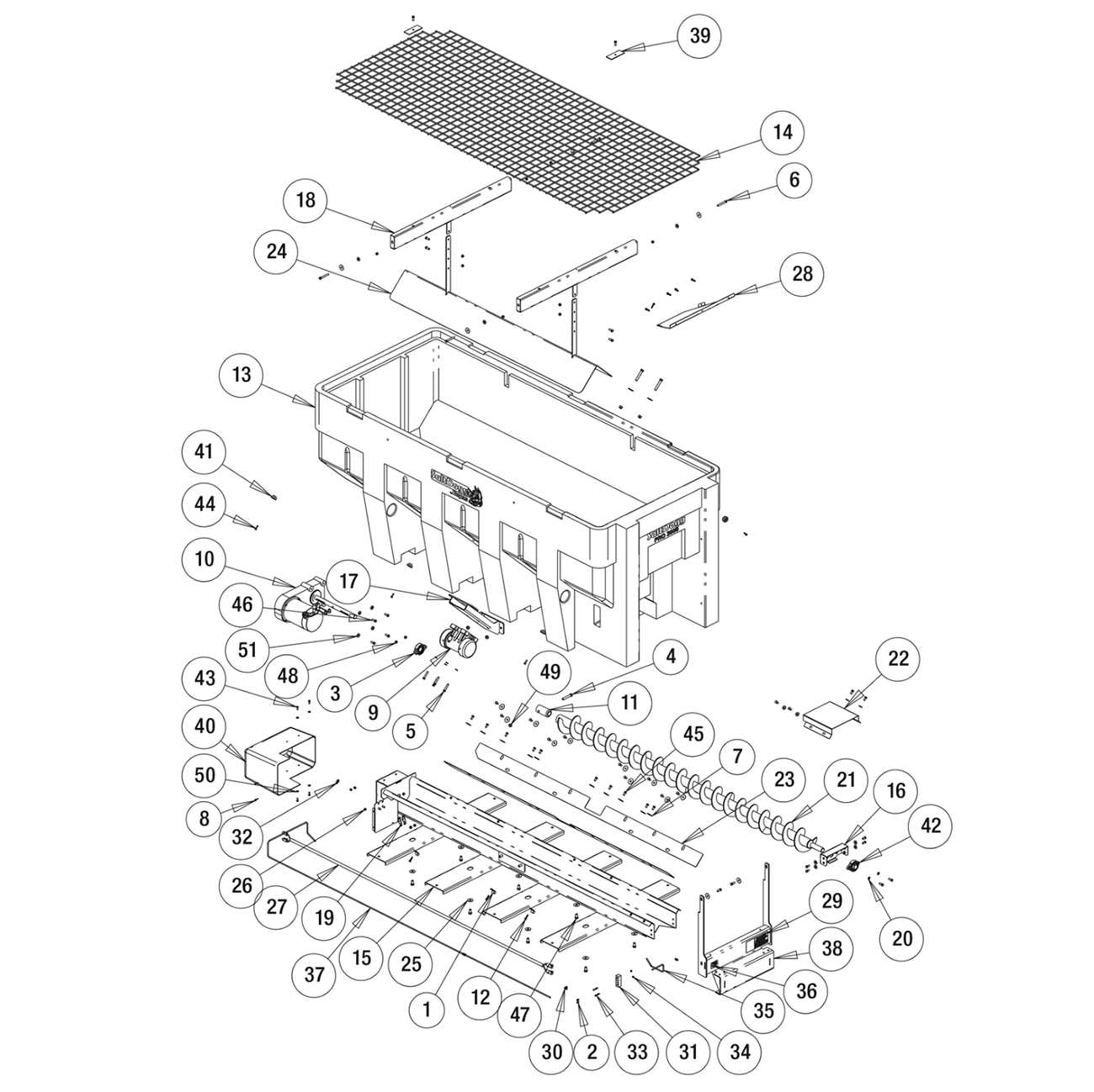 buyers salt spreader parts diagram