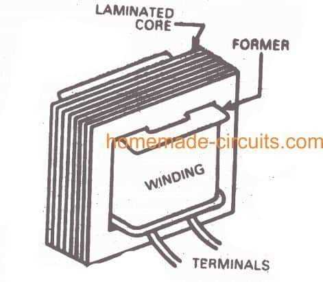 transformer parts diagram