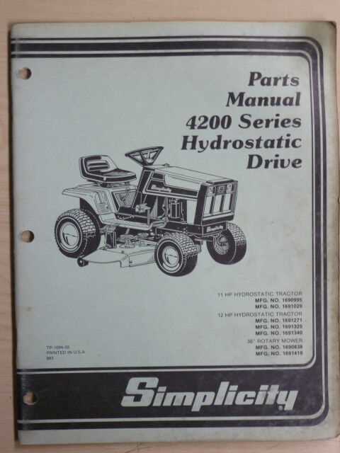 john deere 4200 parts diagram