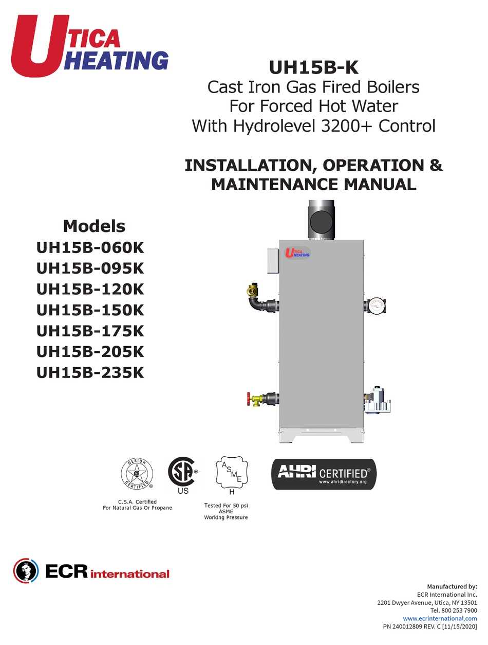 utica boiler parts diagram