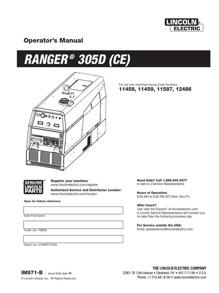 lincoln ranger 8 parts diagram