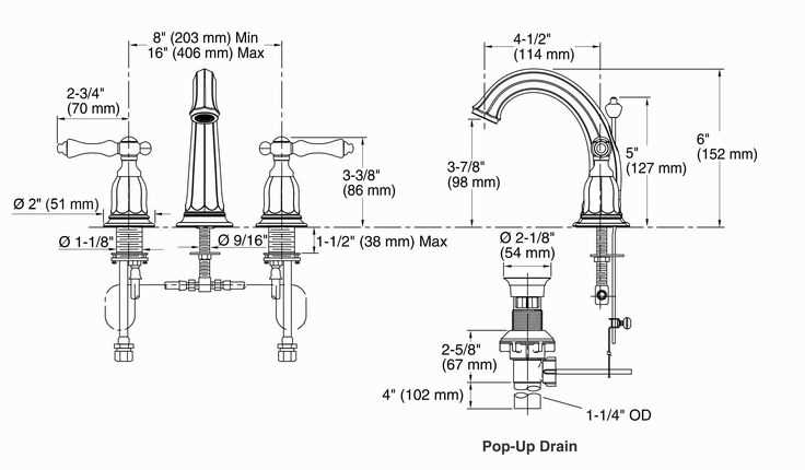 kohler bathroom faucet parts diagram