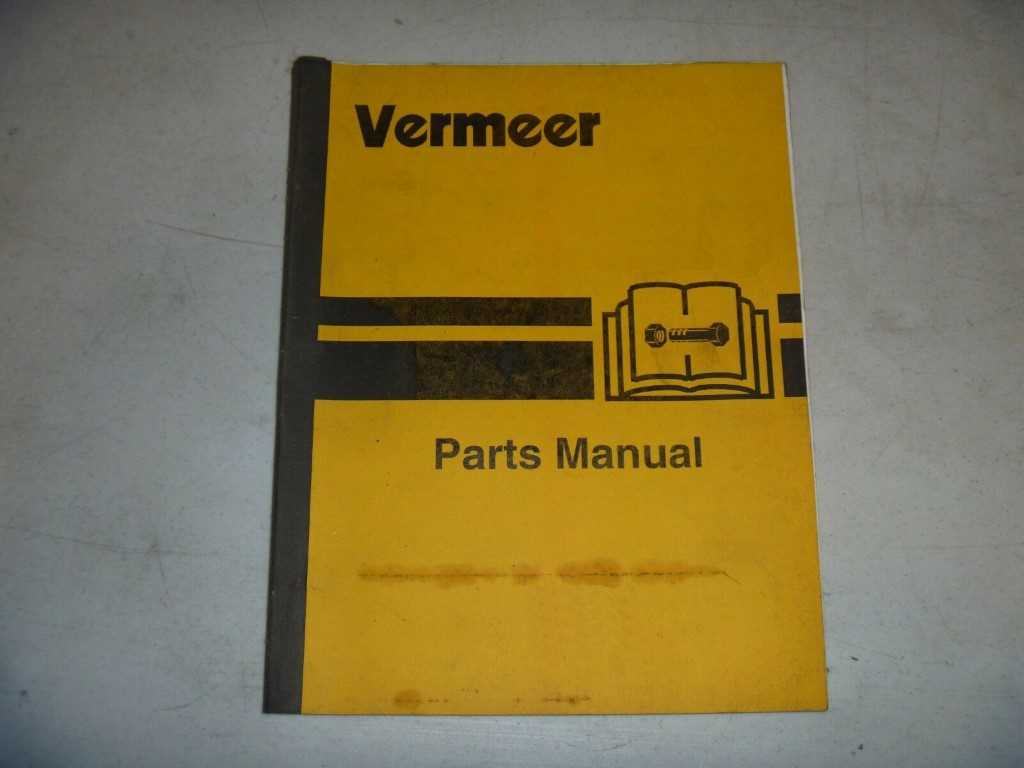 vermeer sc252 parts diagram