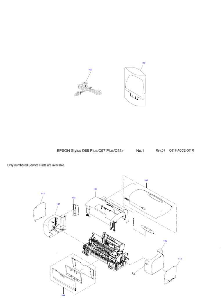 epson printer parts diagram